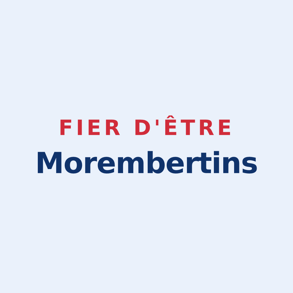 Sticker « Fier d'être Morembertins » — design pour Morembert
