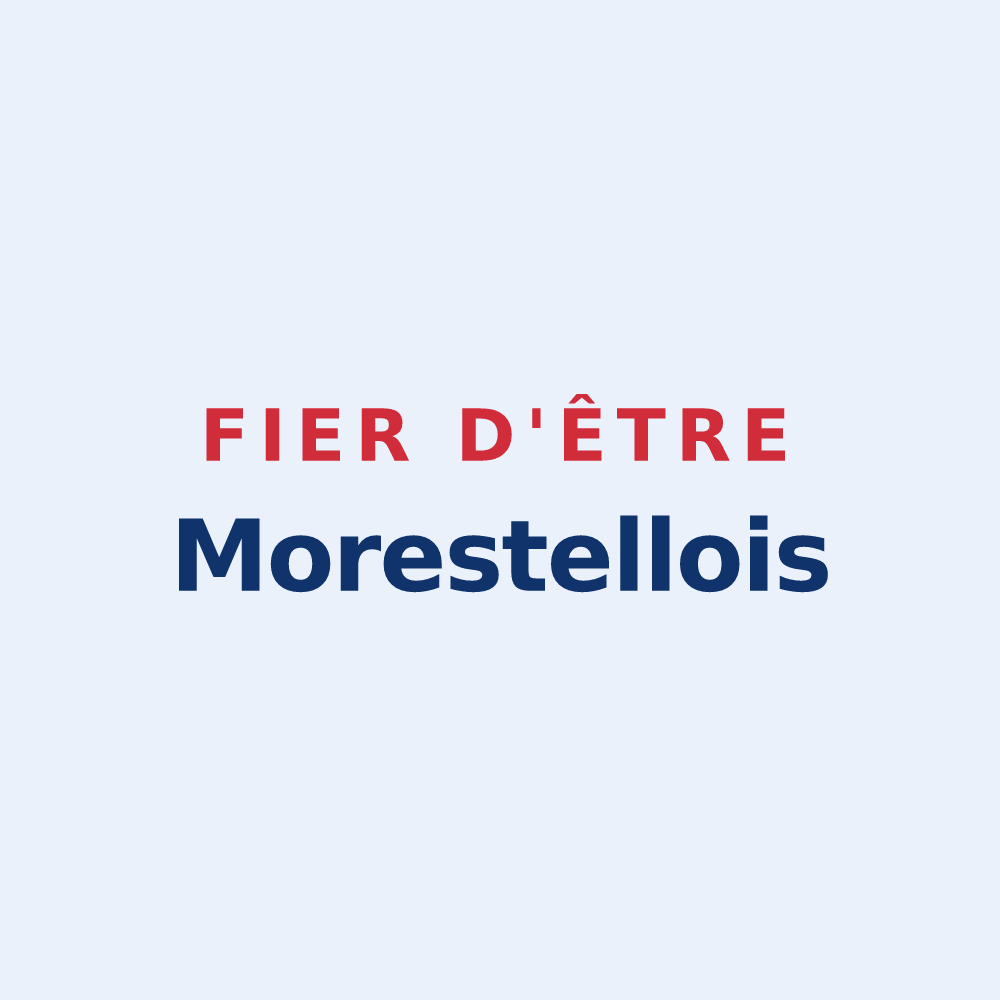 Sticker « Fier d'être Morestellois » — design pour Morestel