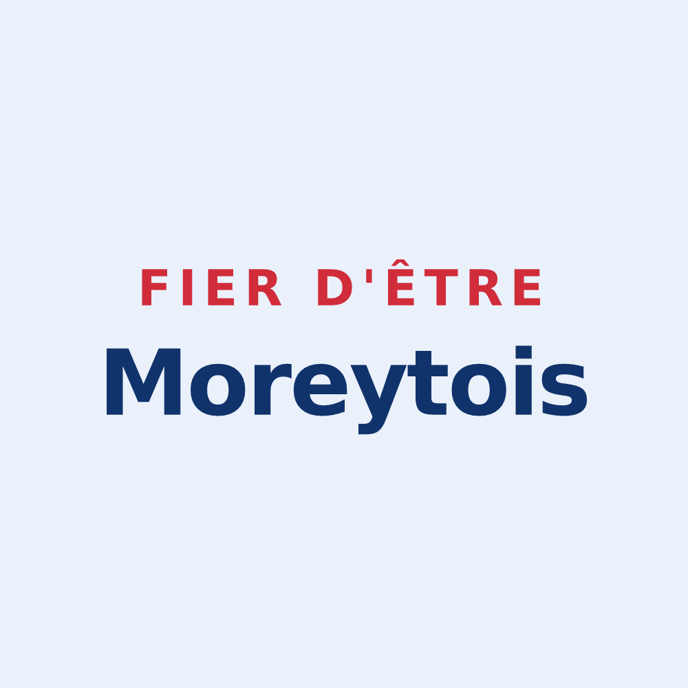 Sticker « Fier d'être Moreytois » — design pour Morey