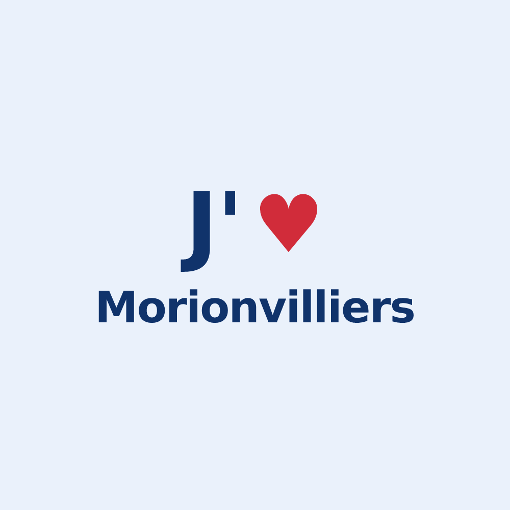 Sticker personnalisé Morionvilliers — design J'aime Morionvilliers