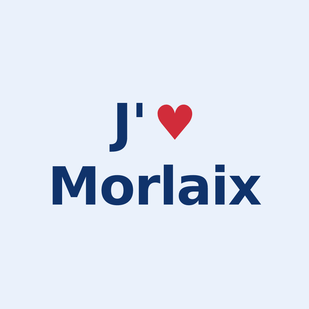 Sticker personnalisé Morlaix — design J'aime Morlaix