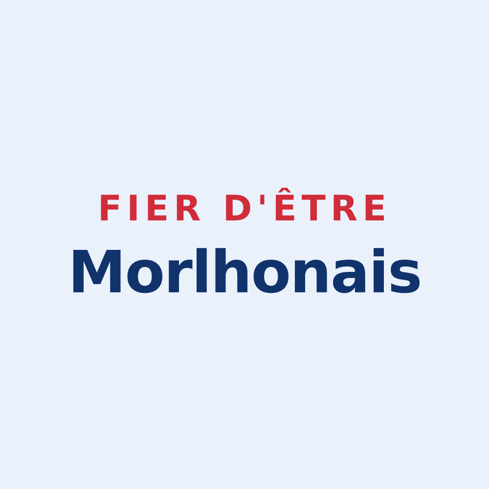 Sticker « Fier d'être Morlhonais » — design pour Morlhon-le-Haut