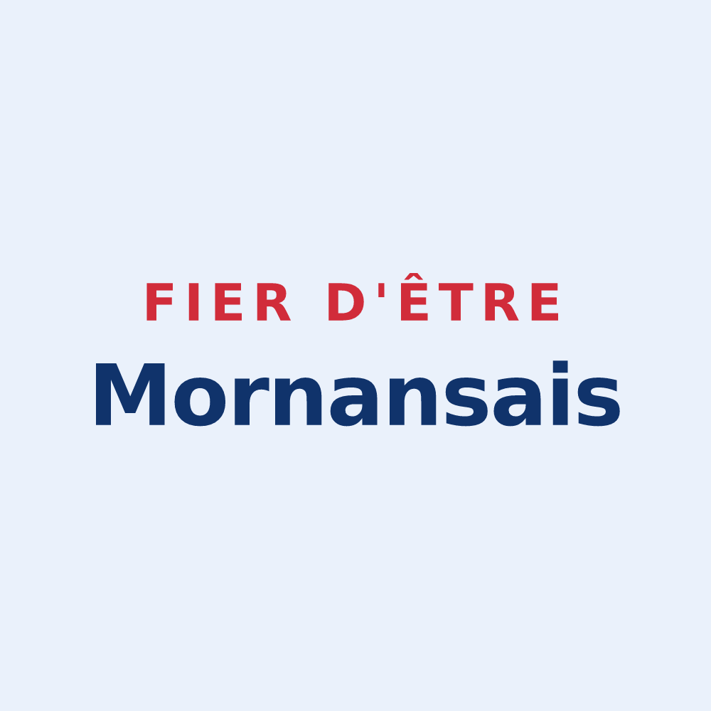 Sticker « Fier d'être Mornansais » — design pour Mornans