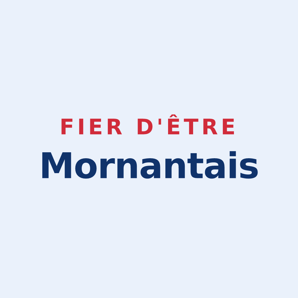 Sticker « Fier d'être Mornantais » — design pour Mornant