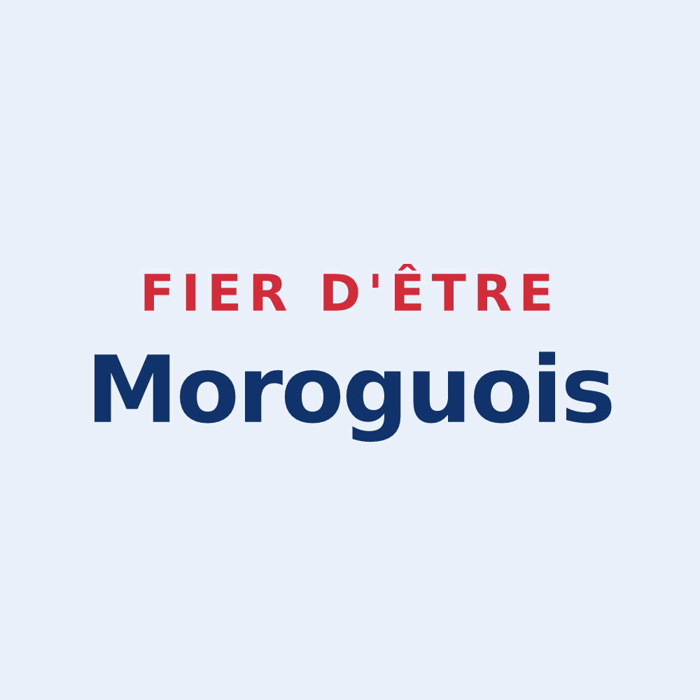 Sticker « Fier d'être Moroguois » — design pour Morogues