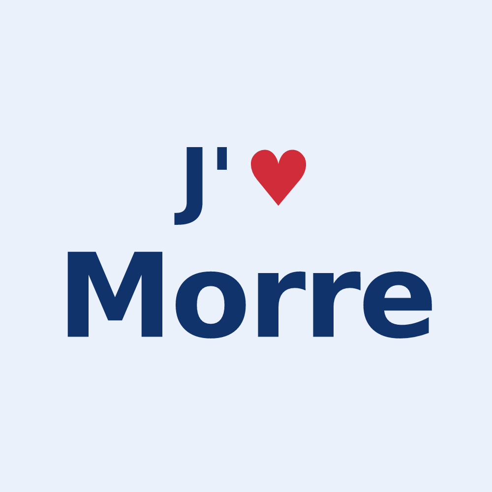 Sticker personnalisé Morre — design J'aime Morre