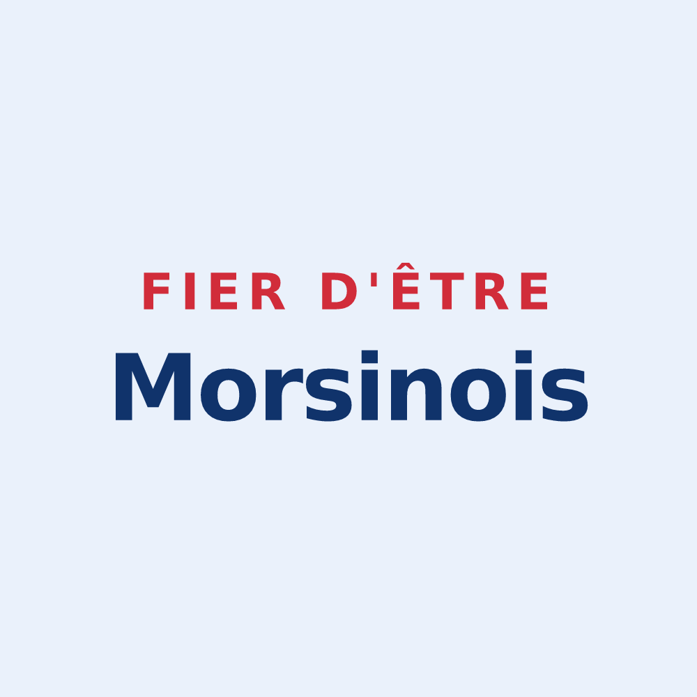 Sticker « Fier d'être Morsinois » — design pour Morsains