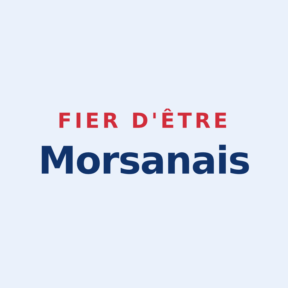 Sticker « Fier d'être Morsanais » — design pour Morsan