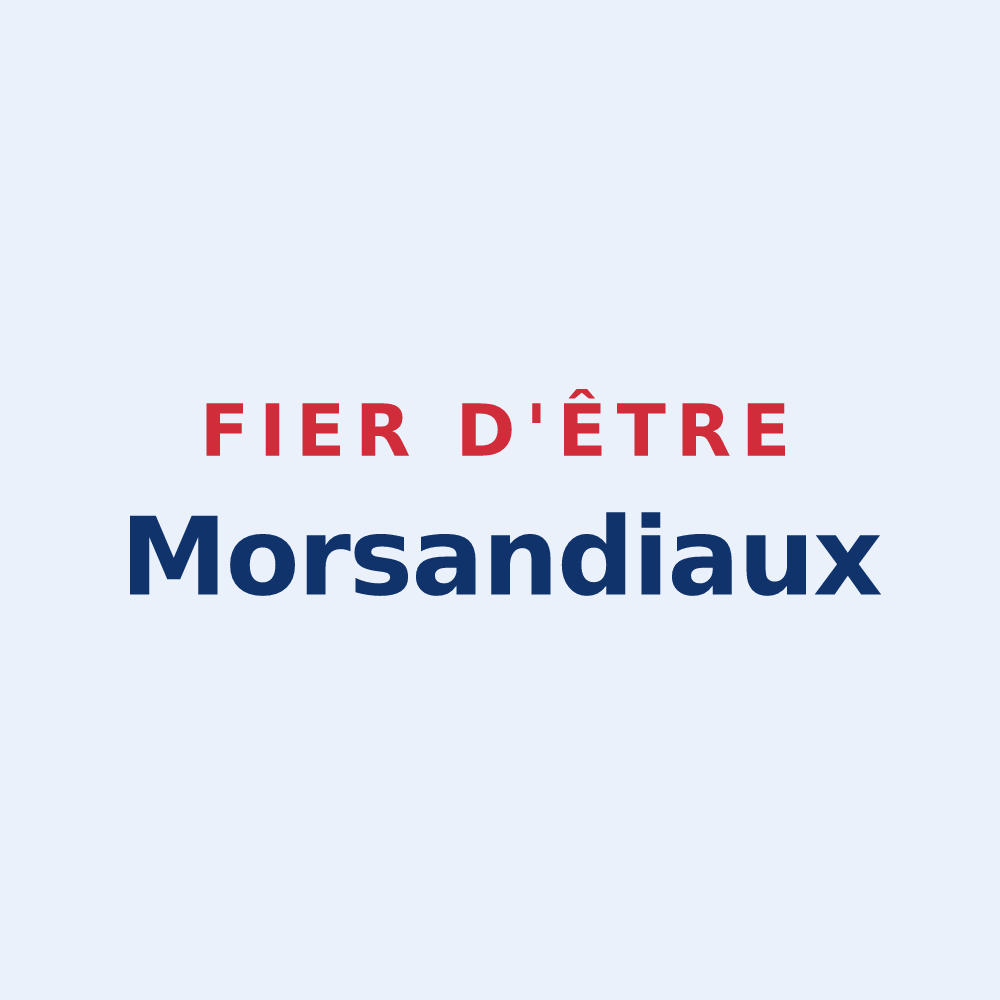 Sticker « Fier d'être Morsandiaux » — design pour Morsang-sur-Seine
