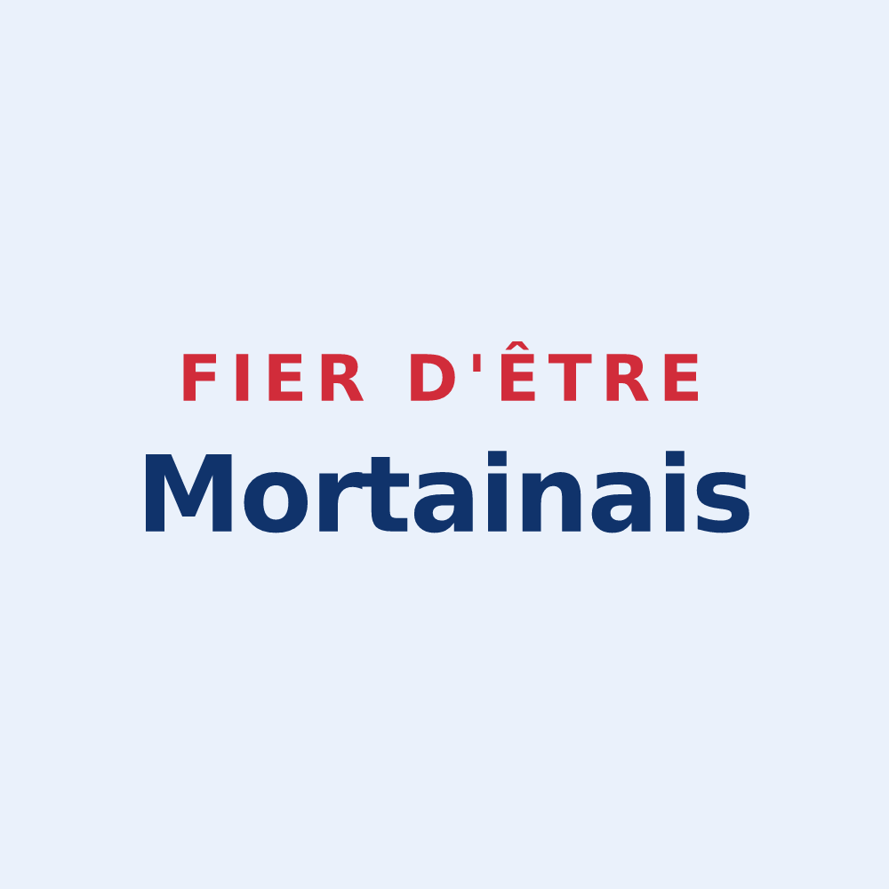 Sticker « Fier d'être Mortainais » — design pour Mortain-Bocage