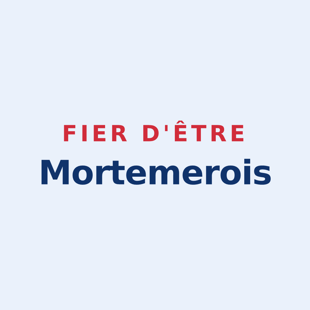 Sticker « Fier d'être Mortemerois » — design pour Mortemer