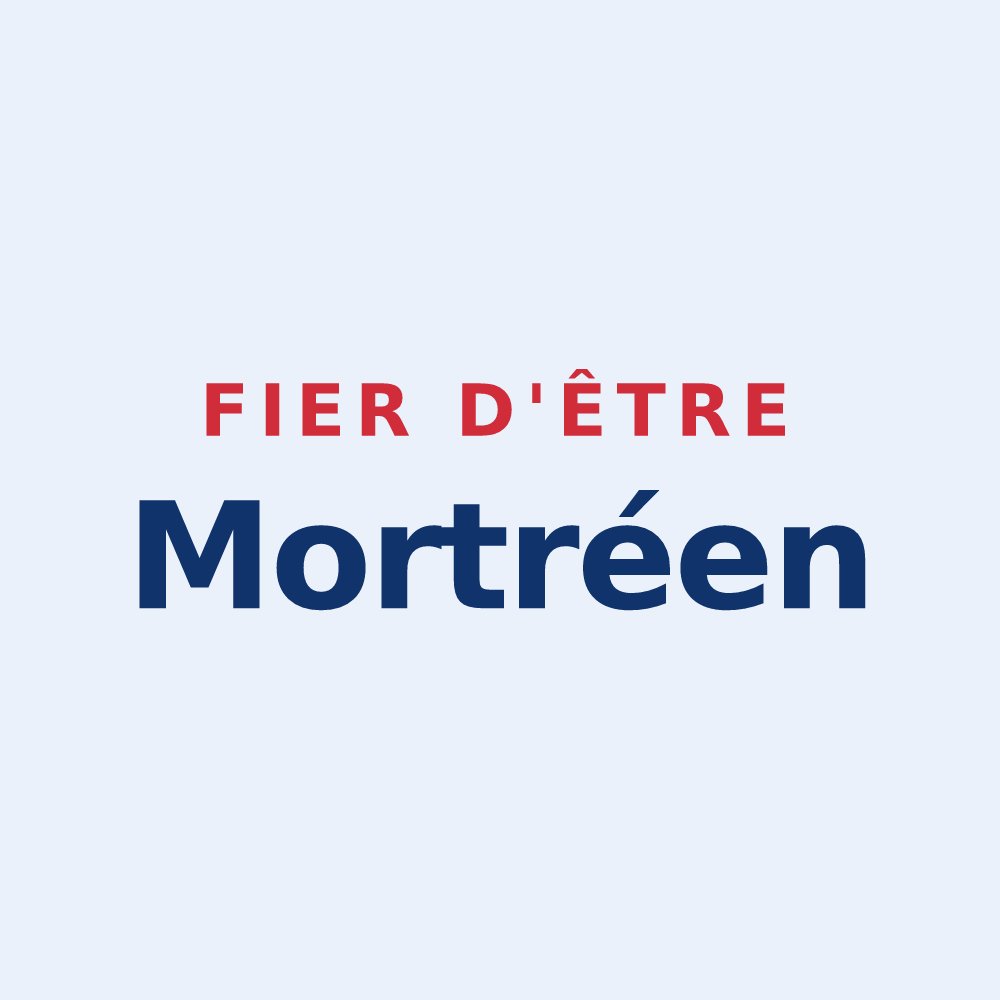 Sticker « Fier d'être Mortréen » — design pour Mortrée