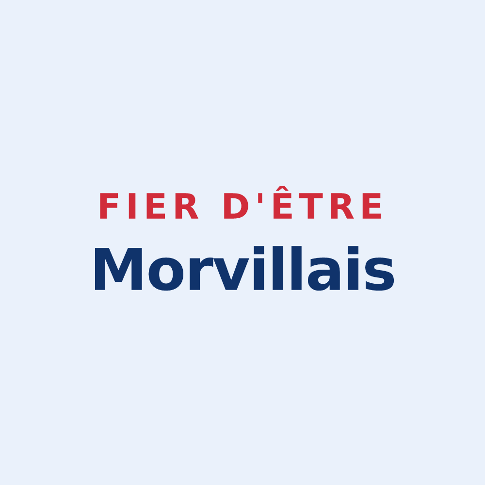 Sticker « Fier d'être Morvillais » — design pour Morville-le-Héron