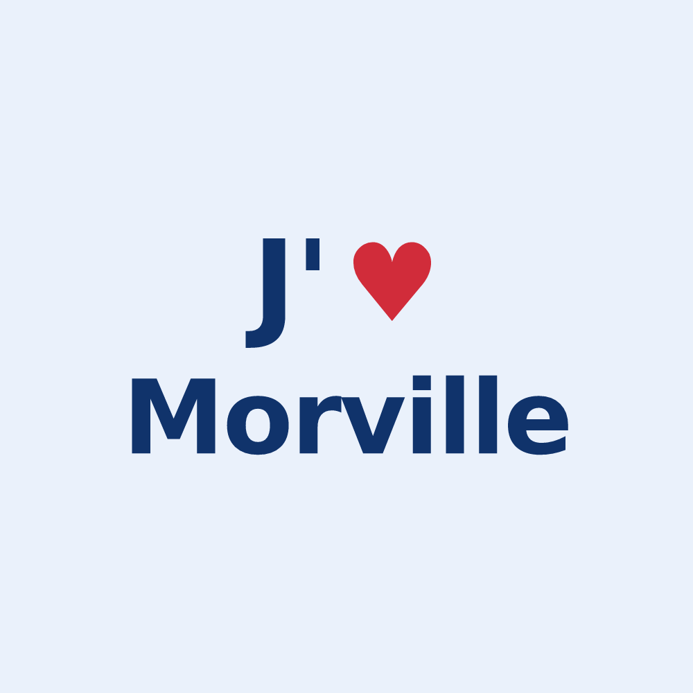 Sticker personnalisé Morville — design J'aime Morville