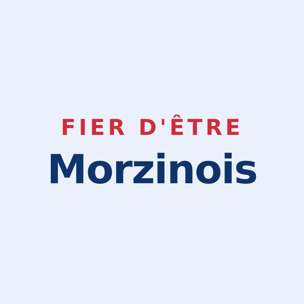 Sticker « Fier d'être Morzinois » — design pour Morzine