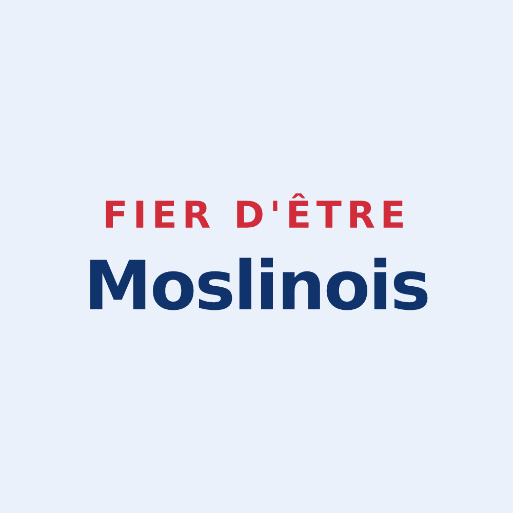 Sticker « Fier d'être Moslinois » — design pour Moslins