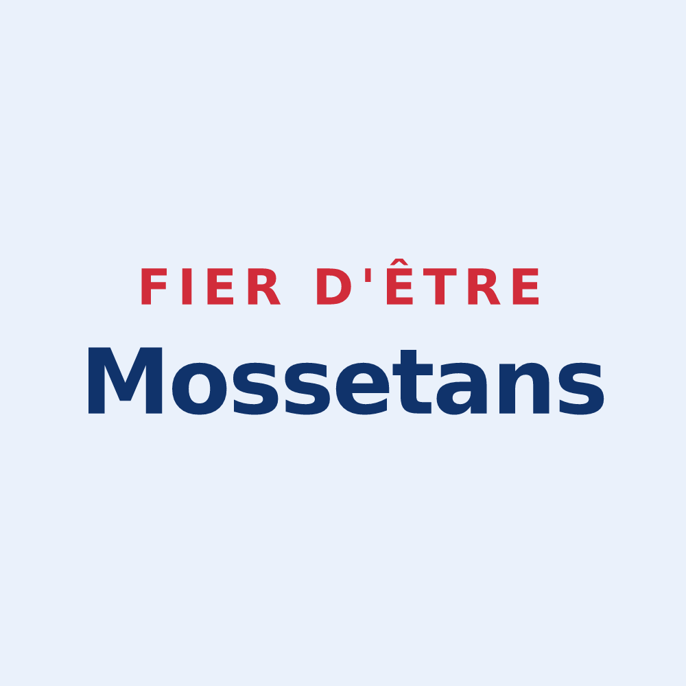 Sticker « Fier d'être Mossetans » — design pour Mosset