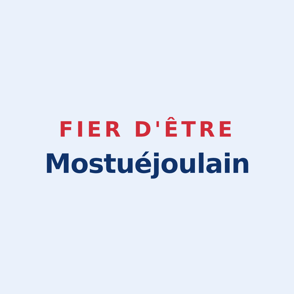 Sticker « Fier d'être Mostuéjoulain » — design pour Mostuéjouls