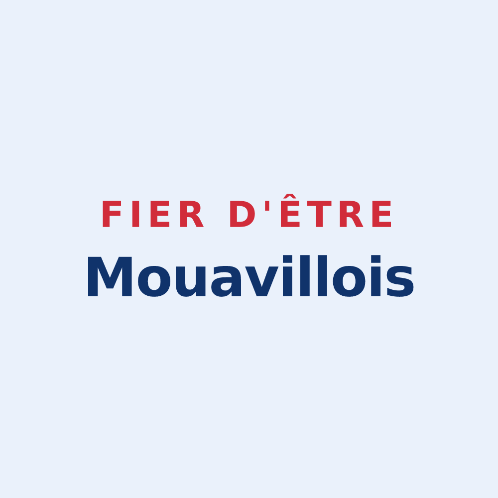 Sticker « Fier d'être Mouavillois » — design pour Mouaville