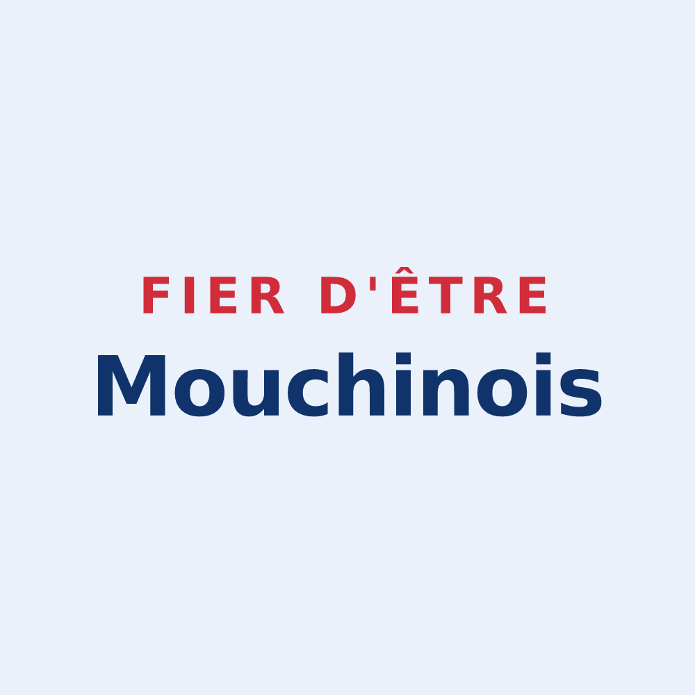 Sticker « Fier d'être Mouchinois » — design pour Mouchin