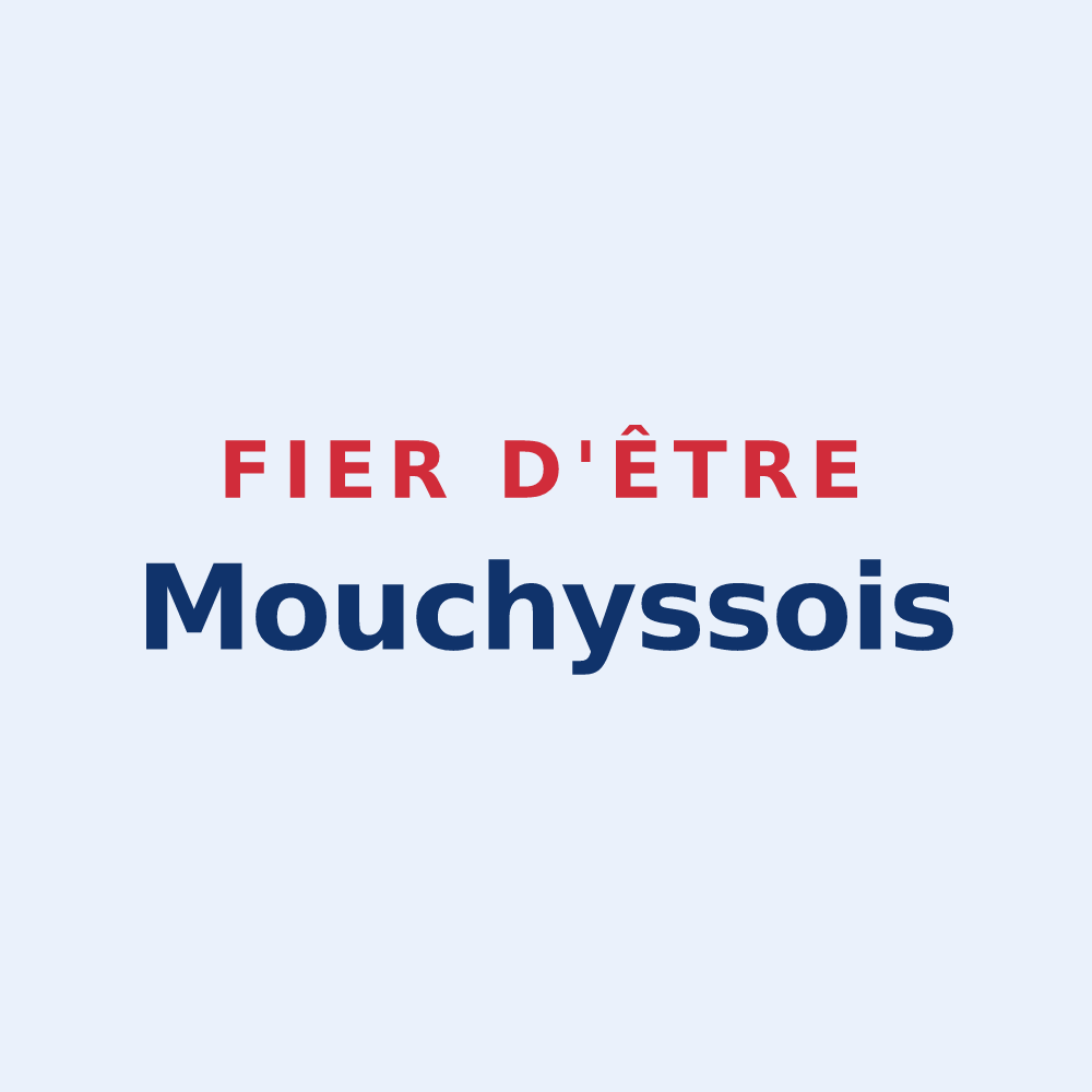 Sticker « Fier d'être Mouchyssois » — design pour Mouchy-le-Châtel