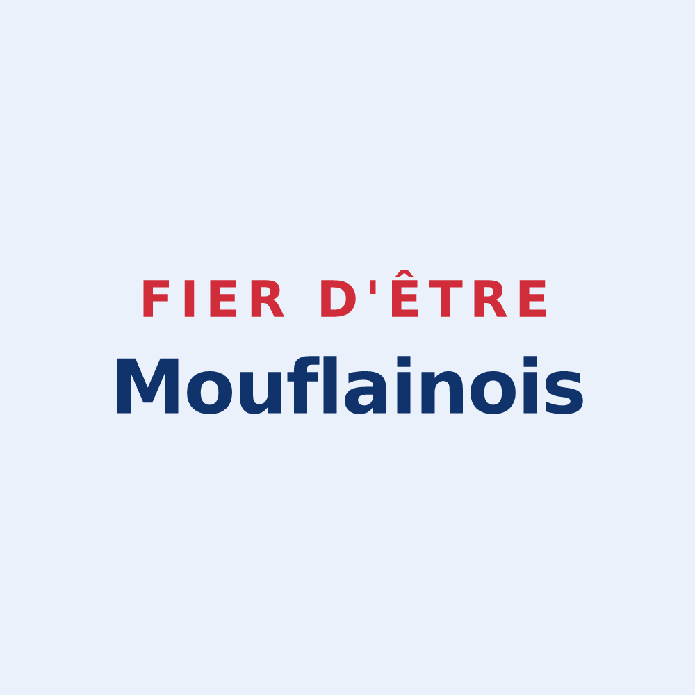 Sticker « Fier d'être Mouflainois » — design pour Mouflaines