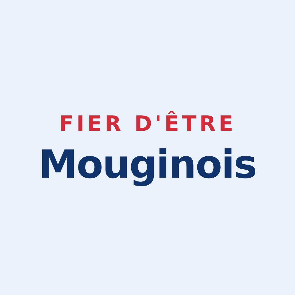 Sticker « Fier d'être Mouginois » — design pour Mougins