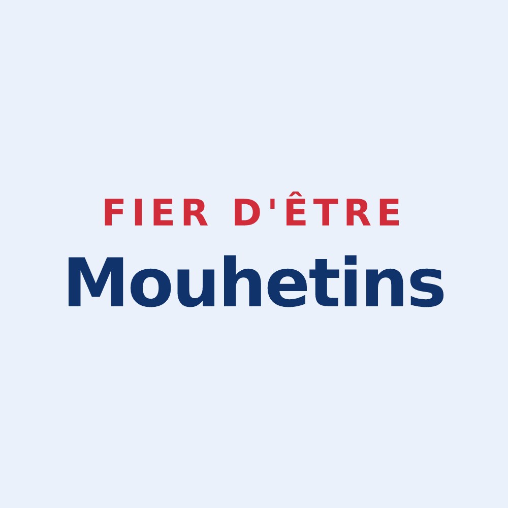Sticker « Fier d'être Mouhetins » — design pour Mouhet
