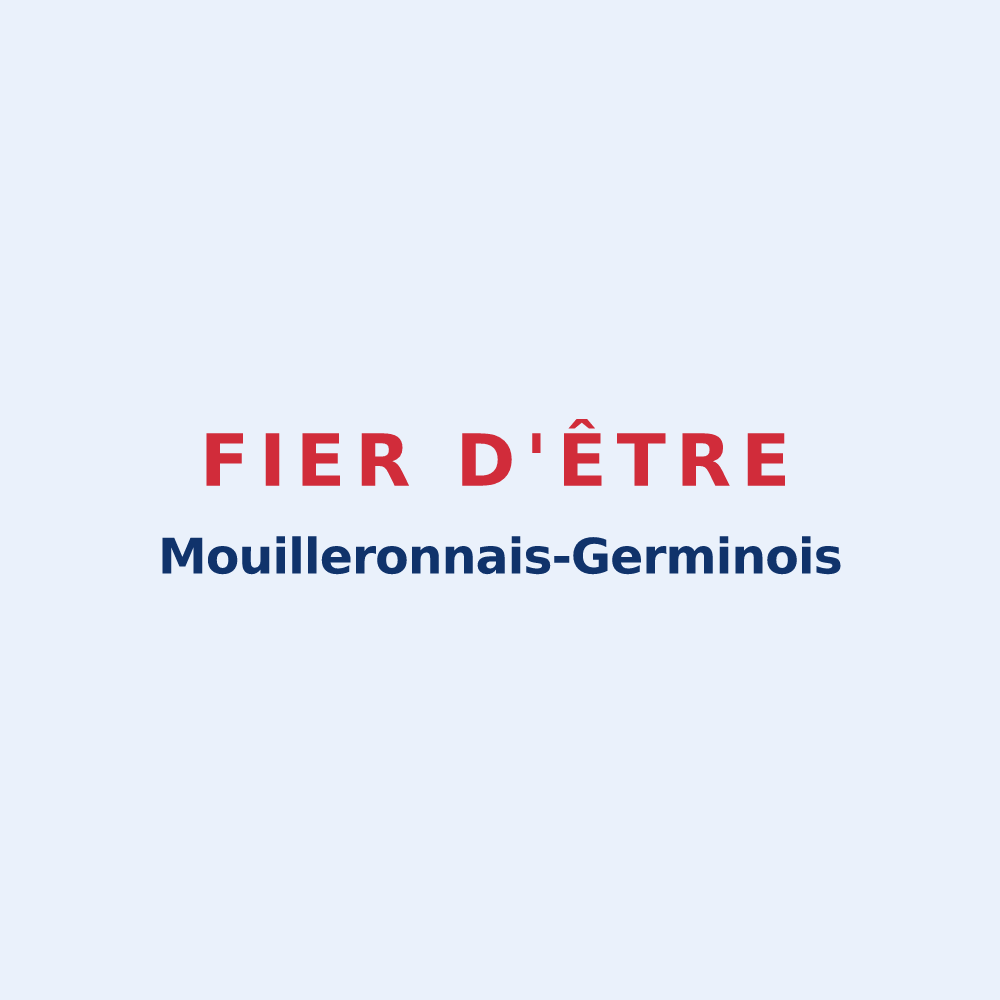 Sticker « Fier d'être Mouilleronnais-Germinois » — design pour Mouilleron-Saint-Germain
