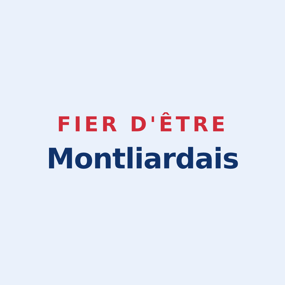 Sticker « Fier d'être Montliardais » — design pour Moulidars
