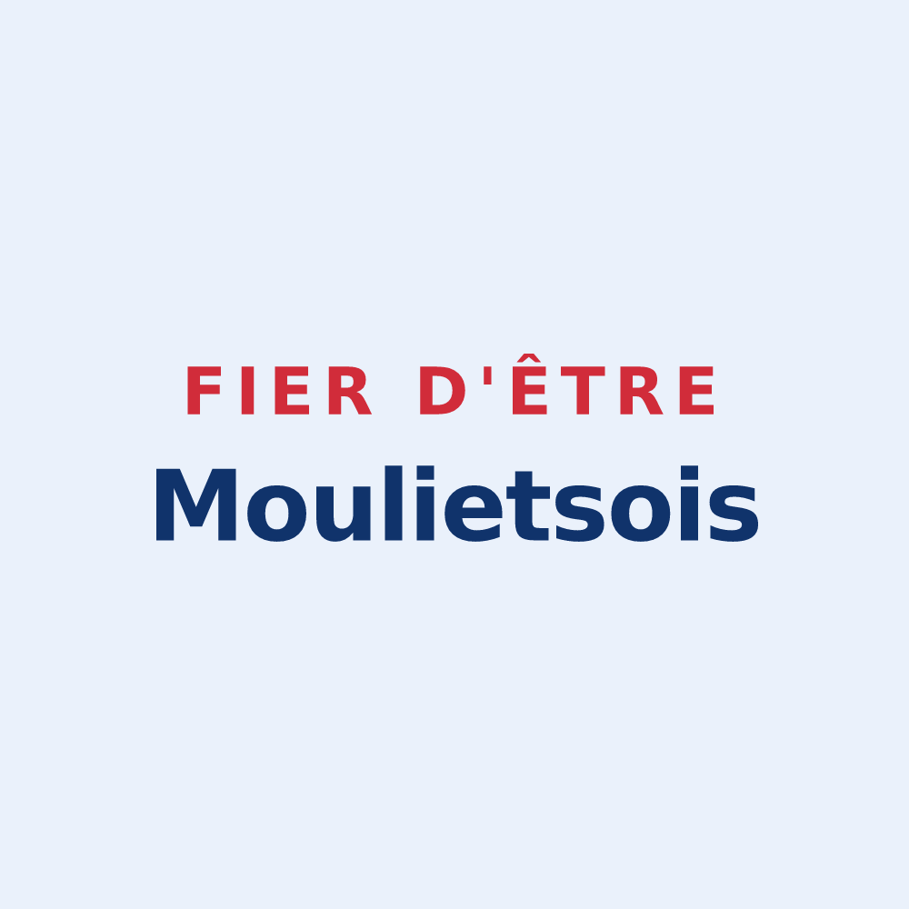 Sticker « Fier d'être Moulietsois » — design pour Mouliets-et-Villemartin