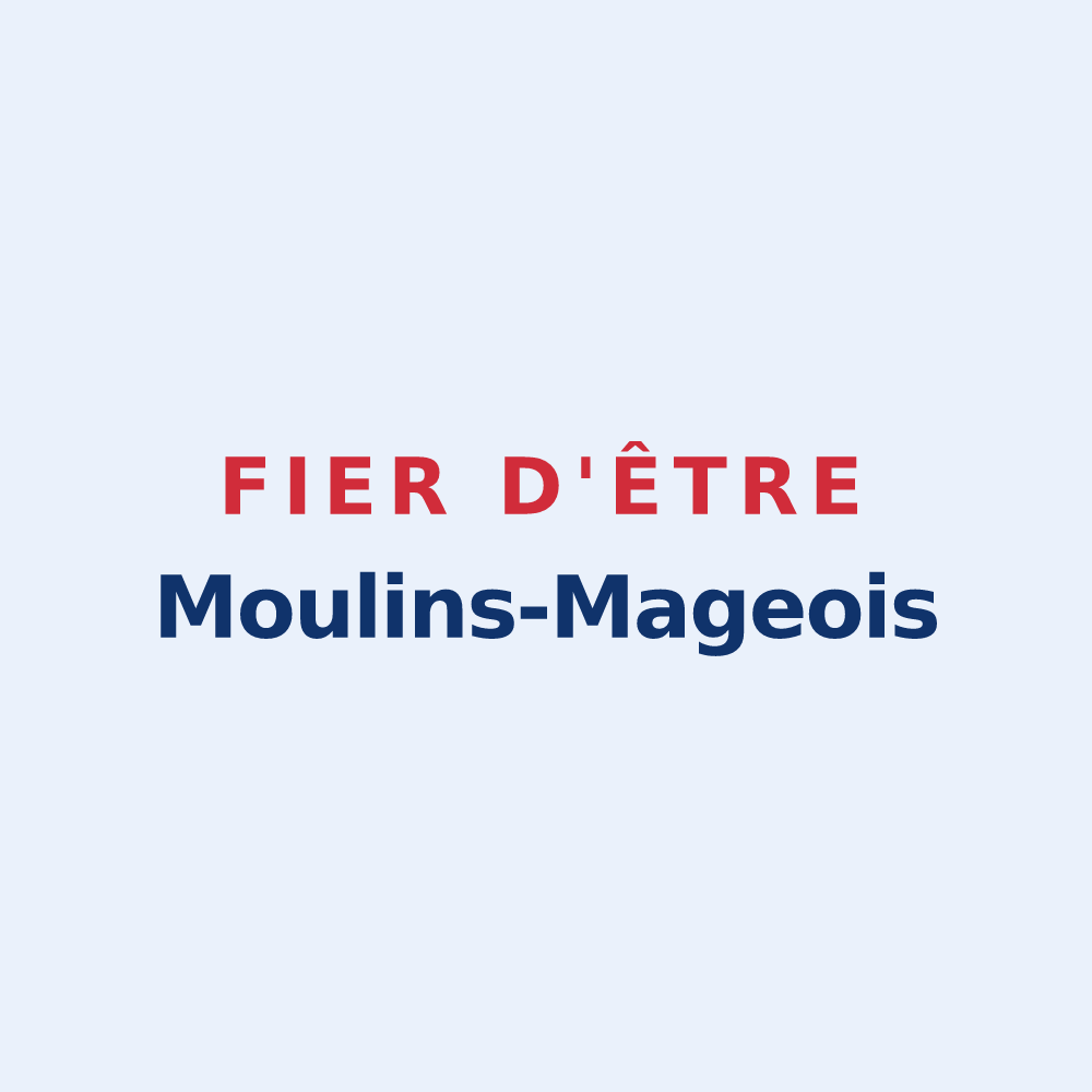 Sticker « Fier d'être Moulins-Mageois » — design pour Moulin-Mage