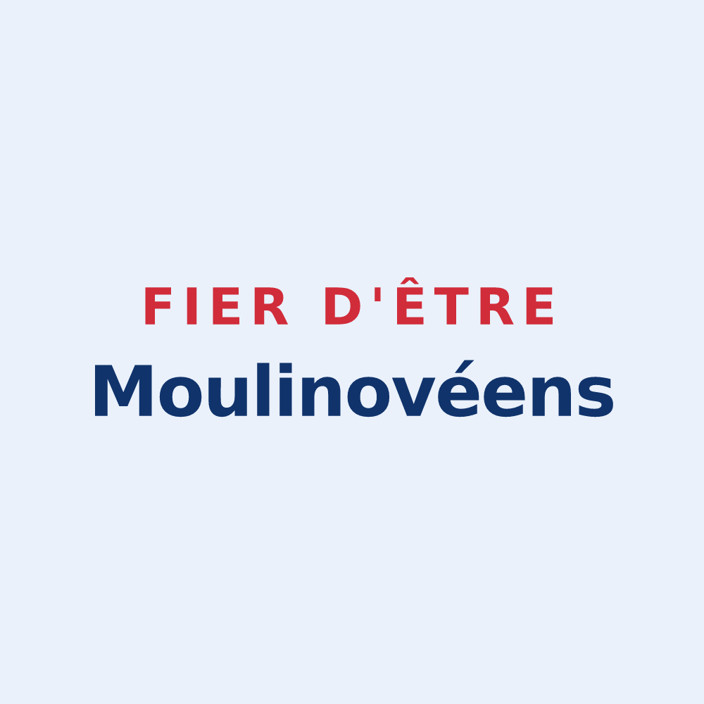 Sticker « Fier d'être Moulinovéens » — design pour Moulin-Neuf