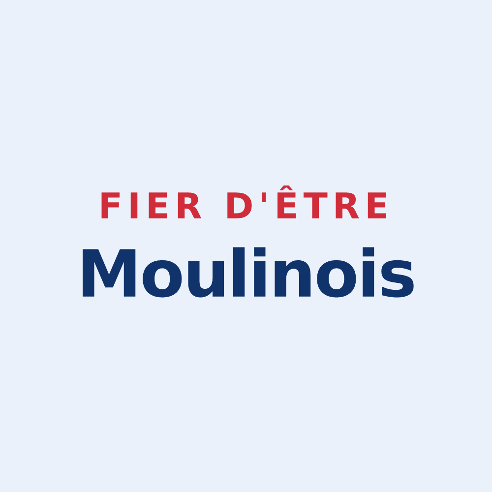 Sticker « Fier d'être Moulinois » — design pour Moulins