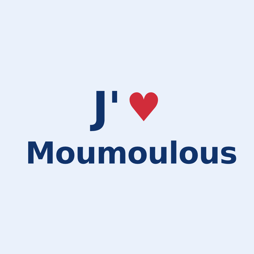 Sticker personnalisé Moumoulous — design J'aime Moumoulous