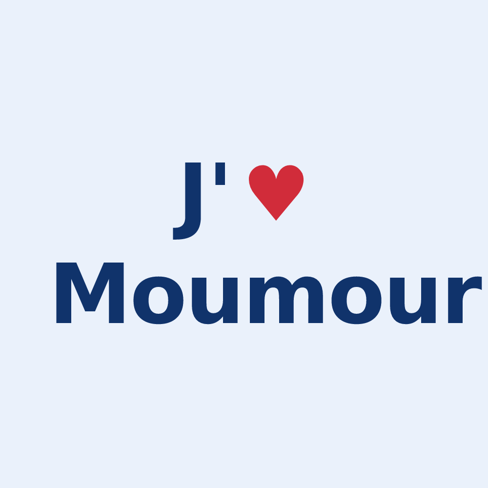 Sticker personnalisé Moumour — design J'aime Moumour