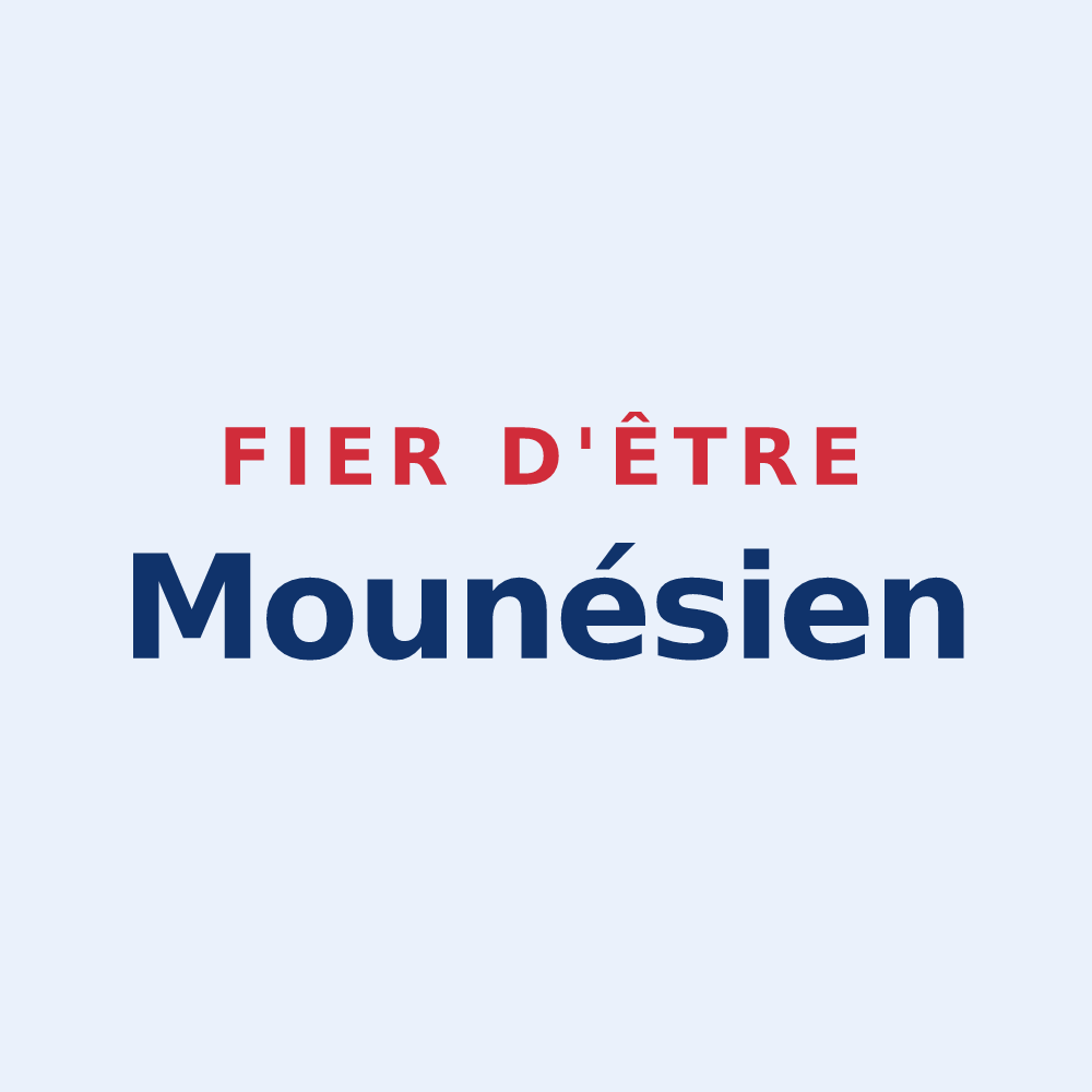 Sticker « Fier d'être Mounésien » — design pour Mounes-Prohencoux