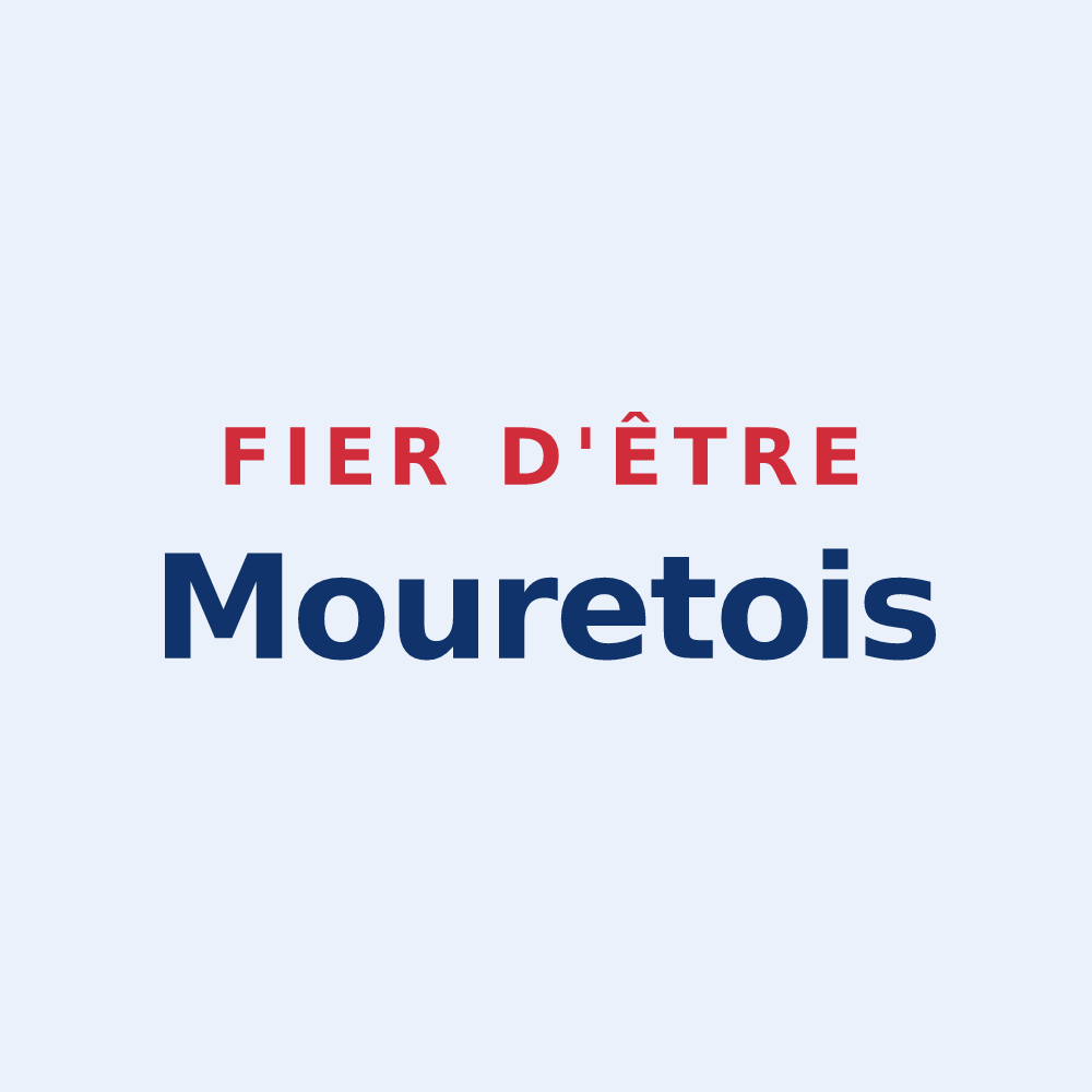 Sticker « Fier d'être Mouretois » — design pour Mouret
