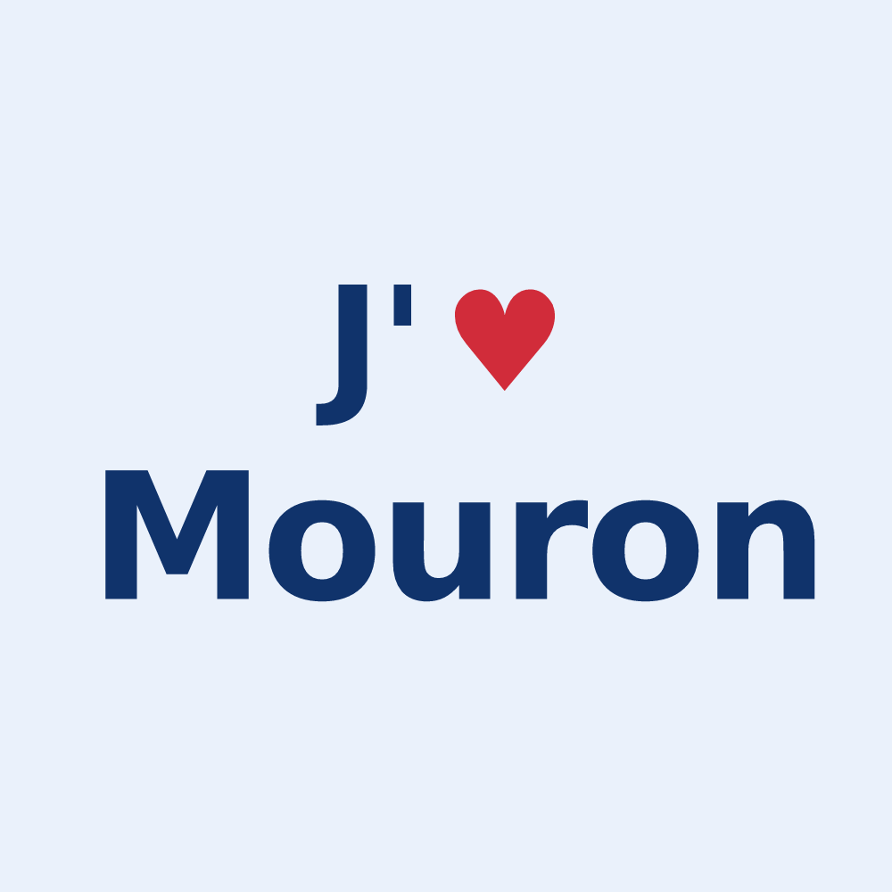 Sticker personnalisé Mouron — design J'aime Mouron