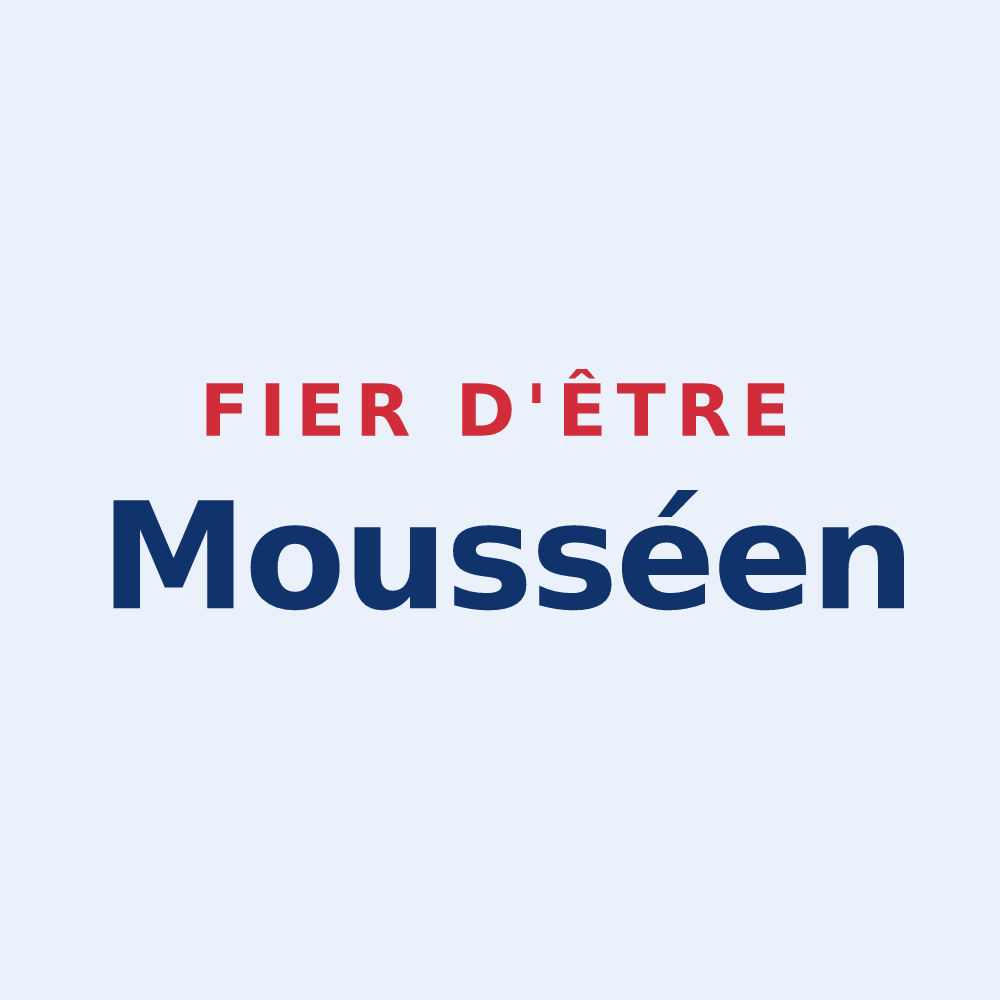 Sticker « Fier d'être Mousséen » — design pour Moussé