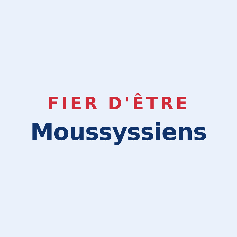 Sticker « Fier d'être Moussyssiens » — design pour Moussy-le-Vieux