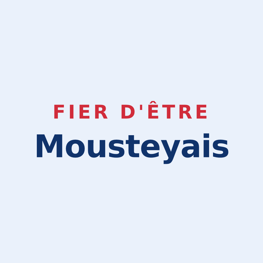 Sticker « Fier d'être Mousteyais » — design pour Moustey