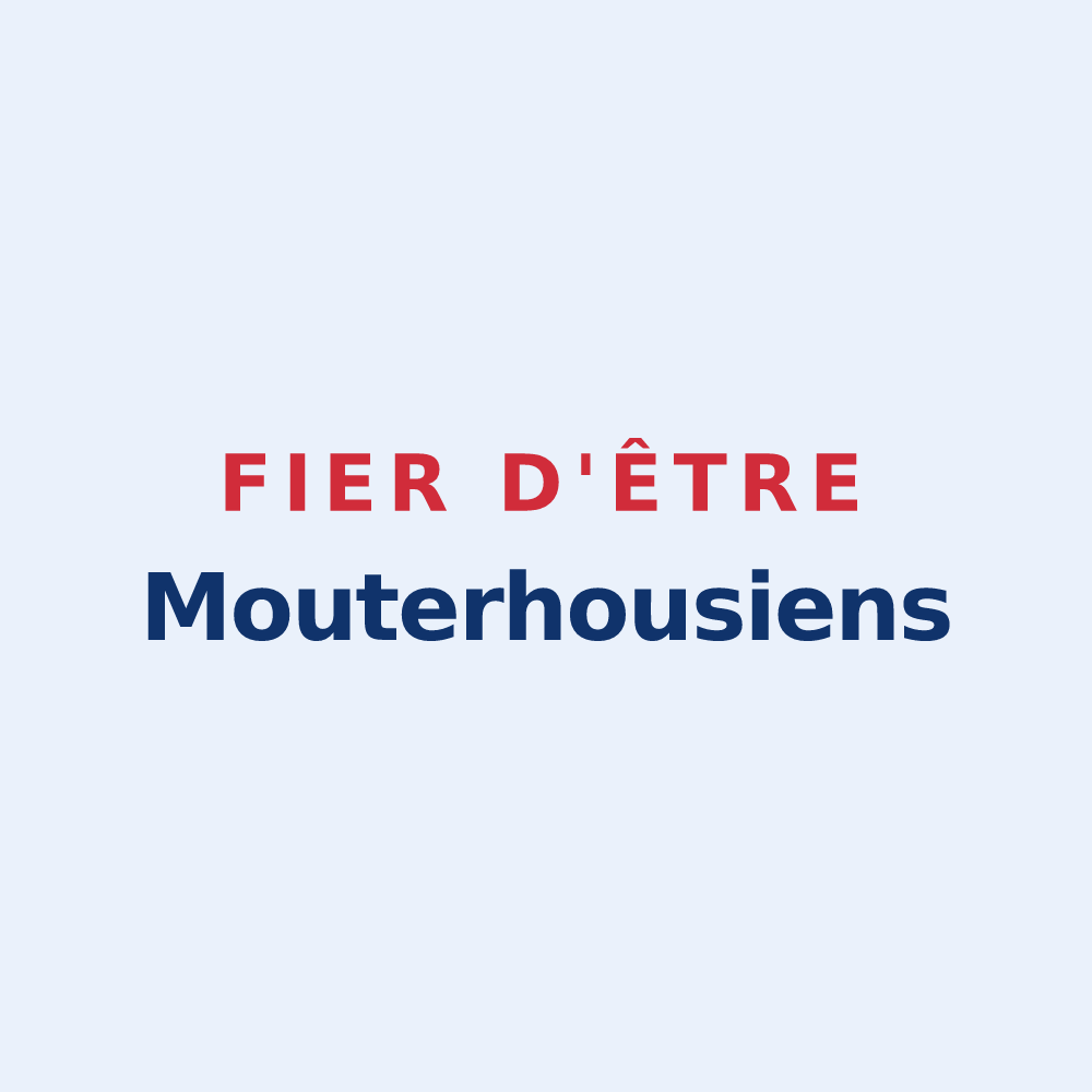 Sticker « Fier d'être Mouterhousiens » — design pour Mouterhouse