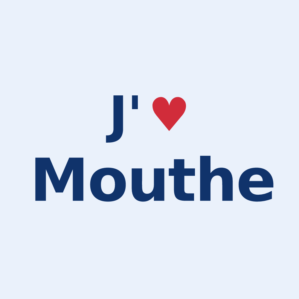 Sticker personnalisé Mouthe — design J'aime Mouthe
