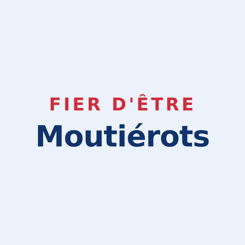 Sticker « Fier d'être Moutiérots » — design pour Moutier-d'Ahun