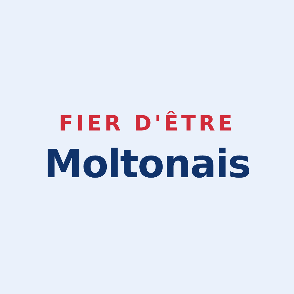 Sticker « Fier d'être Moltonais » — design pour Mouton
