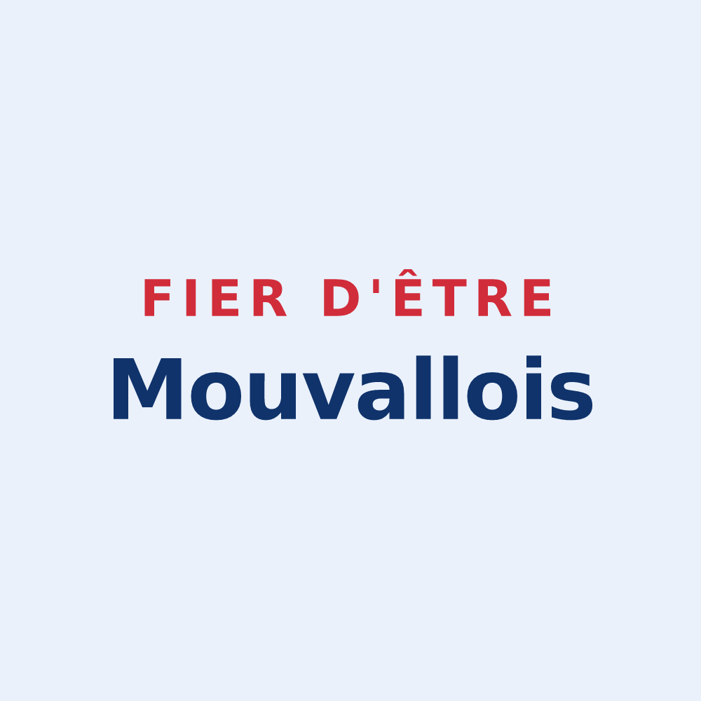 Sticker « Fier d'être Mouvallois » — design pour Mouvaux