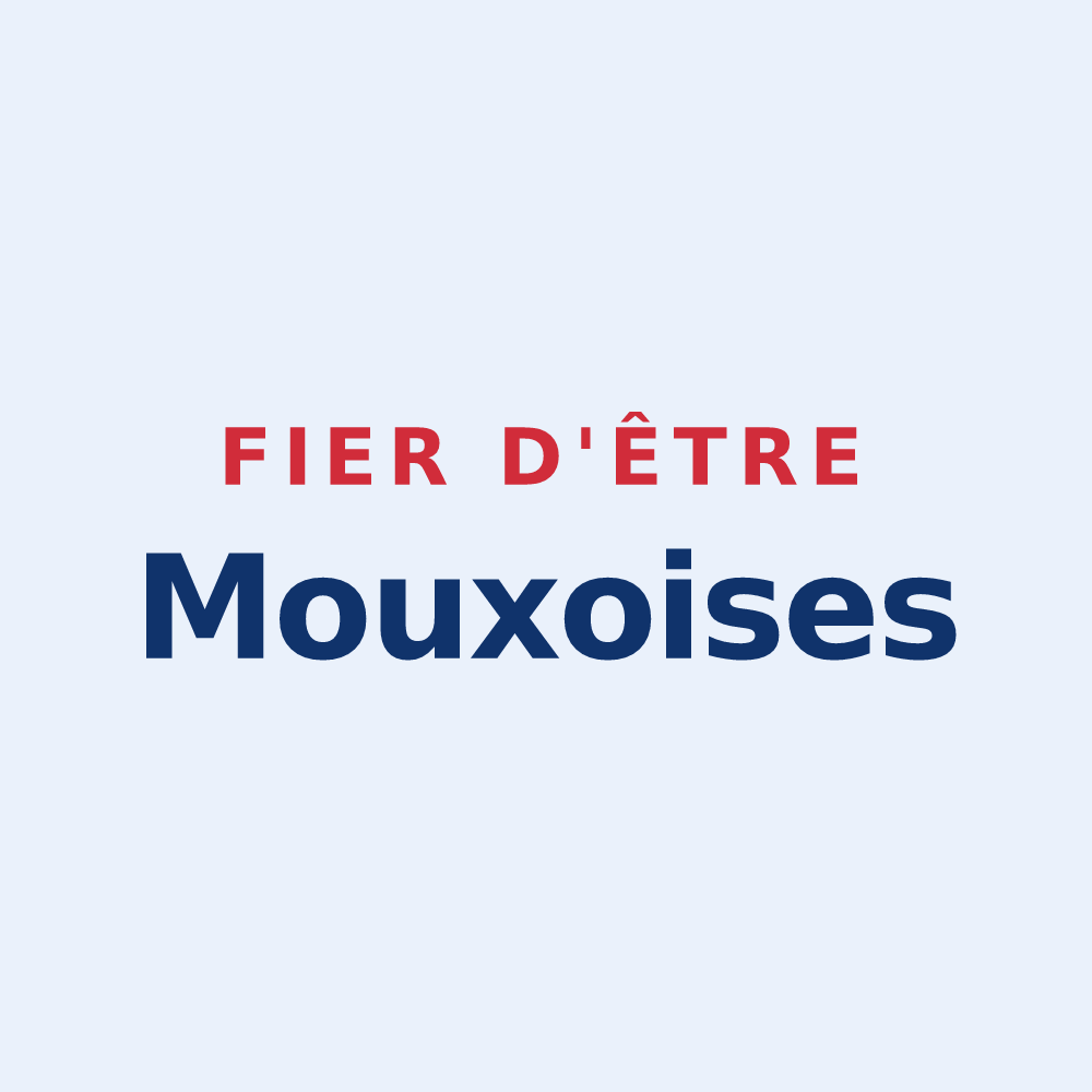 Sticker « Fier d'être Mouxoises » — design pour Moux