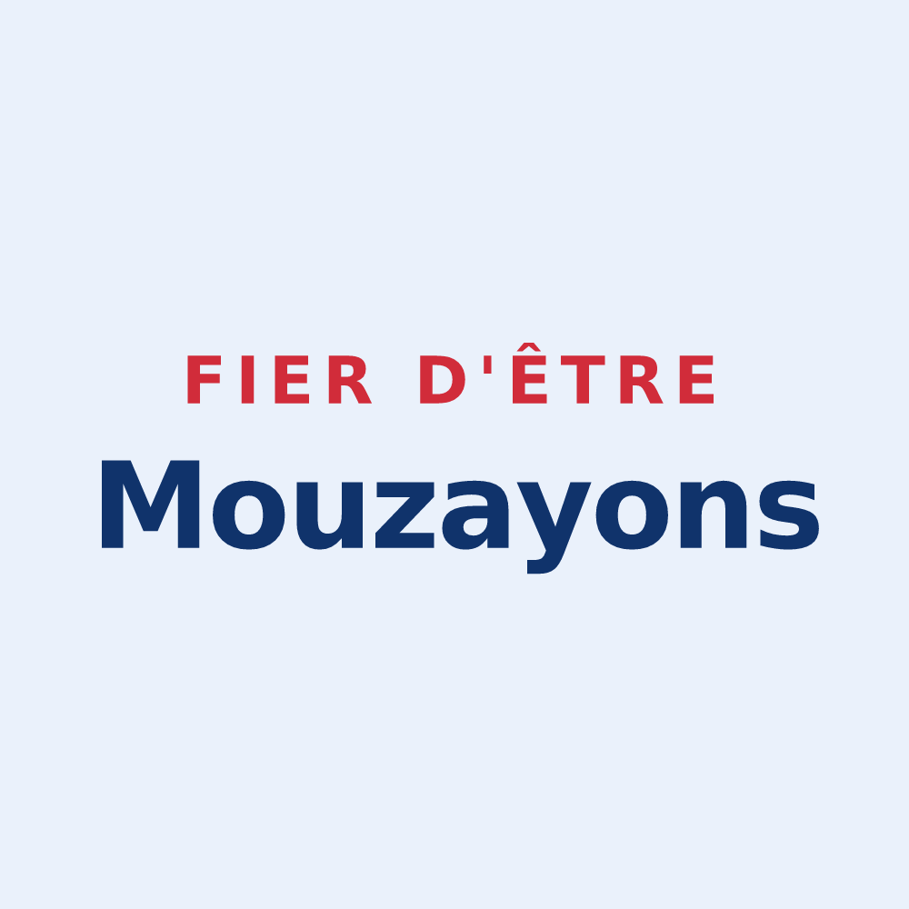 Sticker « Fier d'être Mouzayons » — design pour Mouzay
