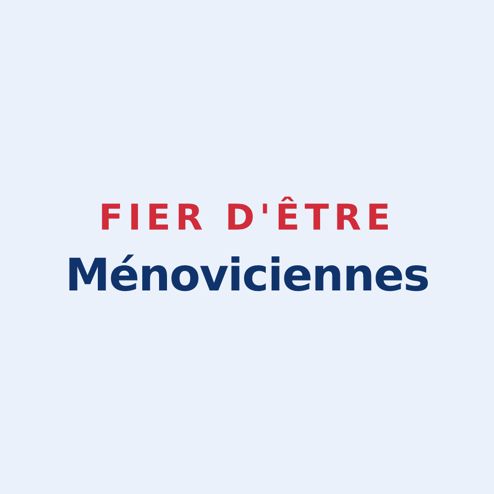 Sticker « Fier d'être Ménoviciennes » — design pour Moyen
